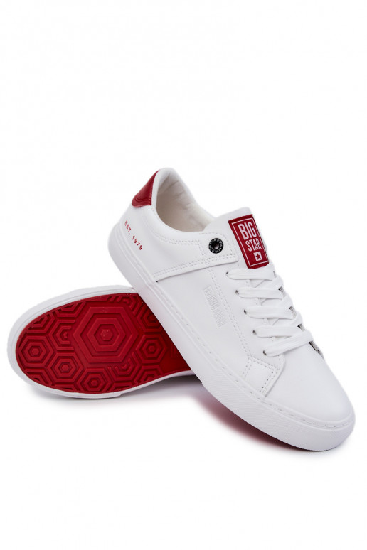 Leer Het heeftnnen Sneakers Big Star JJ174106 INit-rood Leer Het heeftnnen Sneakers Big Star JJ174106 INit-rood