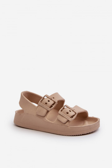 Slippers Kinderen Eenvoudig met gespen BIG STAR NN374544 beige