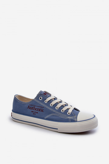 Blauwe heren casual schoenen Big Star NN174060
