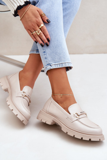 Zandkleurige klassieke...