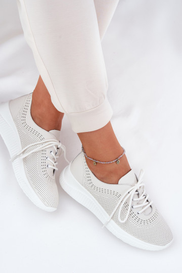 Leer sportschoenen Dames Vinceza 41472 Initte kleur