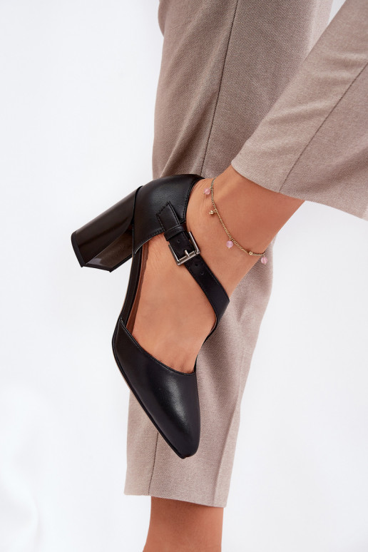 Leer Schoenen met hakken met gespen Vinceza 91133 zInart Leer Schoenen met hakken met gespen Vinceza 91133 zInart