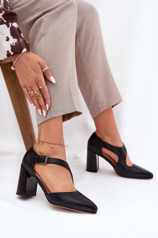 Leer Schoenen met hakken met gespen Vinceza 91133 zInart Leer Schoenen met hakken met gespen Vinceza 91133 zInart