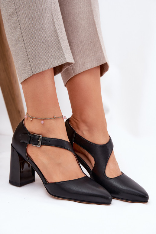 Leer Schoenen met hakken met gespen Vinceza 91133 zInart Leer Schoenen met hakken met gespen Vinceza 91133 zInart