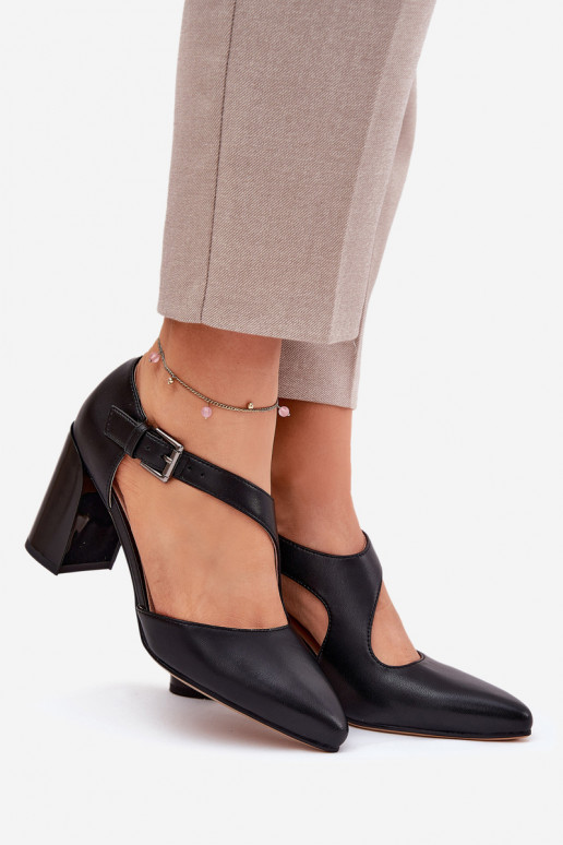 Leer Schoenen met hakken met gespen Vinceza 91133 zInart Leer Schoenen met hakken met gespen Vinceza 91133 zInart
