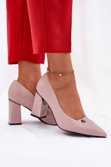 Schoenen met hakken Elegante stijl Vinceza 62224 roze 2