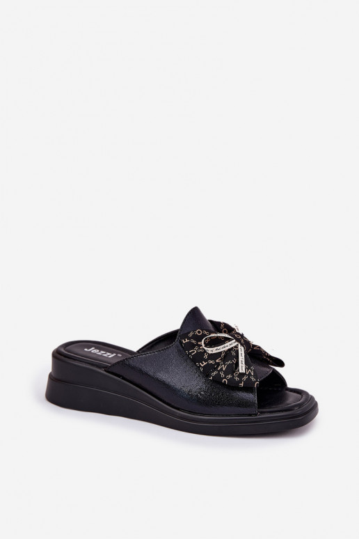 Damespantoffels Op de INig met linten zInart Moonzella Damespantoffels Op de INig met linten zInart Moonzella