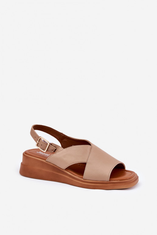 Dames sandalen Op de INig van ecoleer beige Quilara