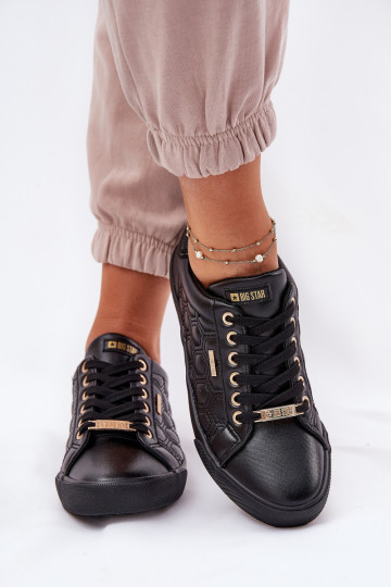 Casual schoenen van eco-leer Big Star RR274323 zwarte kleur 2