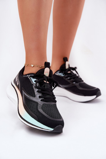Sportieve schoenen voor dames Big Star RR274A160 HI-POLY SYSTEM zwarte kleur