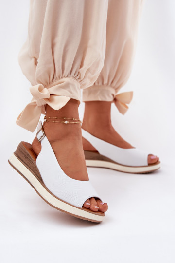Leer Platform sandalen Artiker 56C2317 Initte kleur