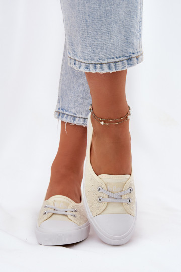 Sneakers Vrijetijdsschoenen Z Haftem Lee Cooper LCIN-25-31-3445L beige 2