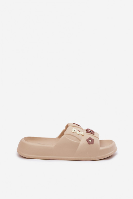 LichtgeInicht pantoffels Slippers Z Przypinkami beige Redienna LichtgeInicht pantoffels Slippers Z Przypinkami beige Redienna
