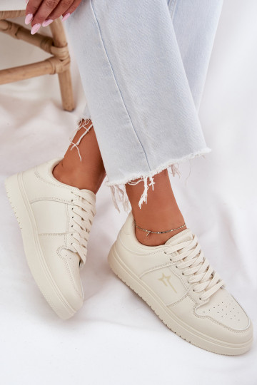 Dames sneakers Big Star RR274A243 HI-POLY SYSTEM zandkleur