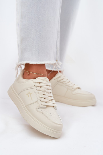 Dames sneakers Big Star RR274A243 HI-POLY SYSTEM zandkleur 2