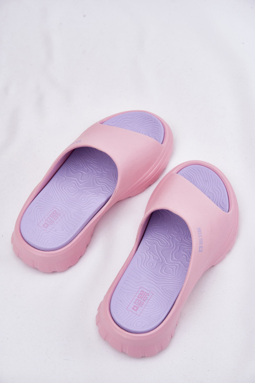 LichtgeInicht pantoffels Damespantoffels Big Star RR274A587 roze LichtgeInicht pantoffels Damespantoffels Big Star RR274A587 roze