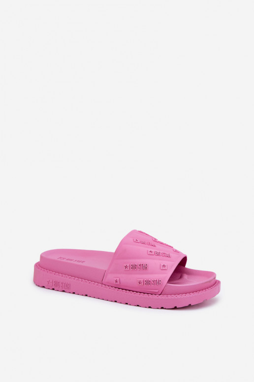 Damespantoffels met platform Big Star RR274A541 roze Damespantoffels met platform Big Star RR274A541 roze