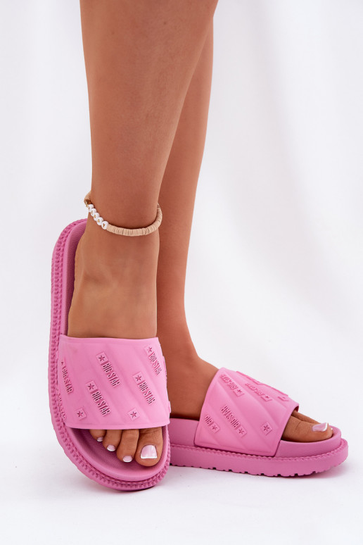 Damespantoffels met platform Big Star RR274A541 roze Damespantoffels met platform Big Star RR274A541 roze