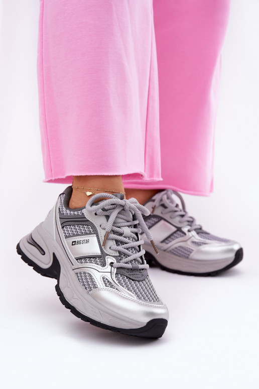 Dames grijze sneakers Big Star RR274A193