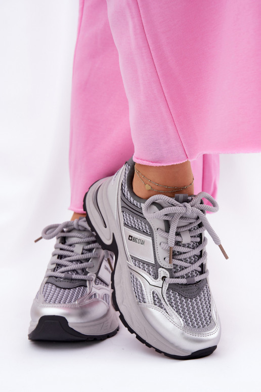 Dames grijze sneakers Big Star RR274A193