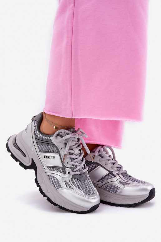 Dames grijze sneakers Big Star RR274A193