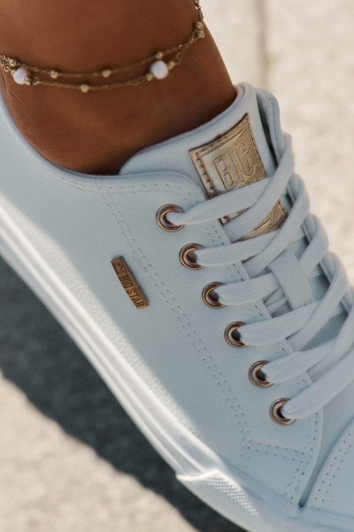 Dames witte vrijetijdsschoenen van kunstleer Big Star RR274748