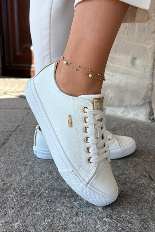 Dames witte vrijetijdsschoenen van kunstleer Big Star RR274748