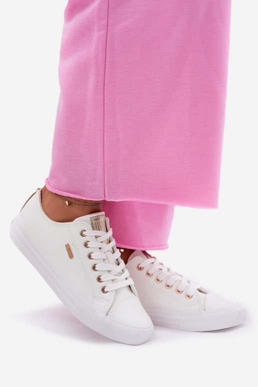 Dames witte vrijetijdsschoenen van kunstleer Big Star RR274748