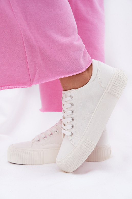 Dames witte vrijetijdsschoenen Big Star RR274405