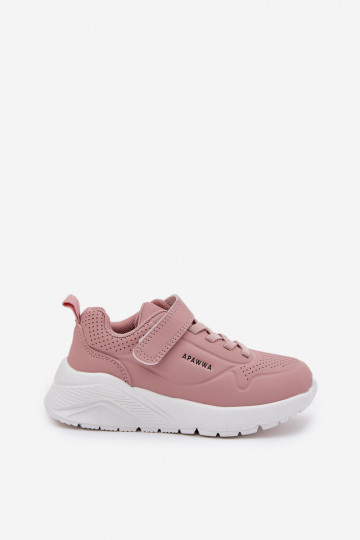 Kinderen Eenvoudig sportschoenen met platform roze Mirivia 2