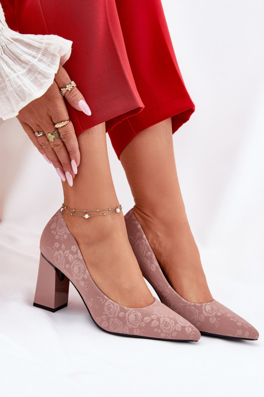 Elegante stijl Schoenen met hakken IN roze Vinceza 62223 roze