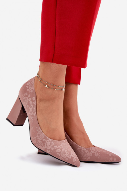 Elegante stijl Schoenen met hakken IN roze Vinceza 62223 roze