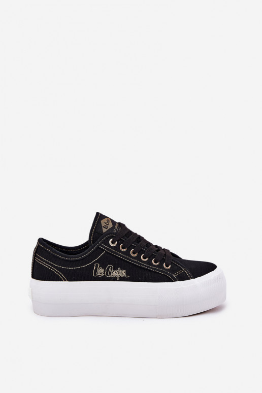 Textiele sneakers met platform Lee Cooper LCIN-25-31-3431L zInart