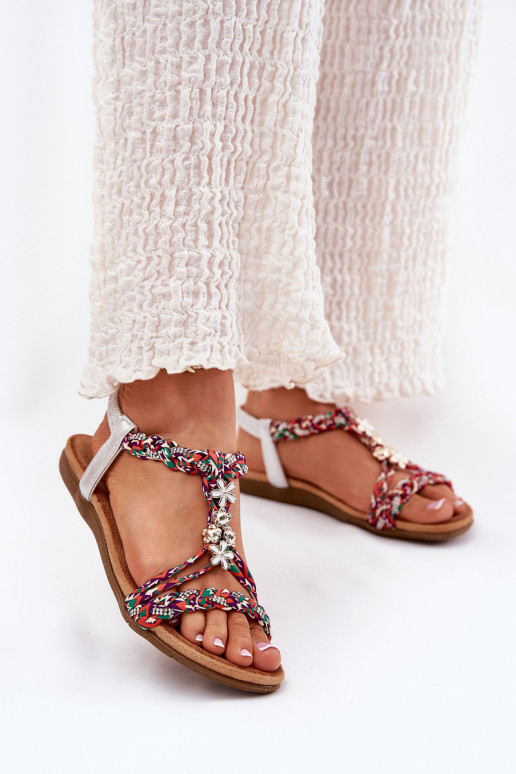 Sandalen voor dames Z Plecionymi Paskami I Przypinkami Artiker 54C1322 Verschillende kleuren Sandalen voor dames Z Plecionymi Paskami I Przypinkami Artiker 54C1322 Verschillende kleuren