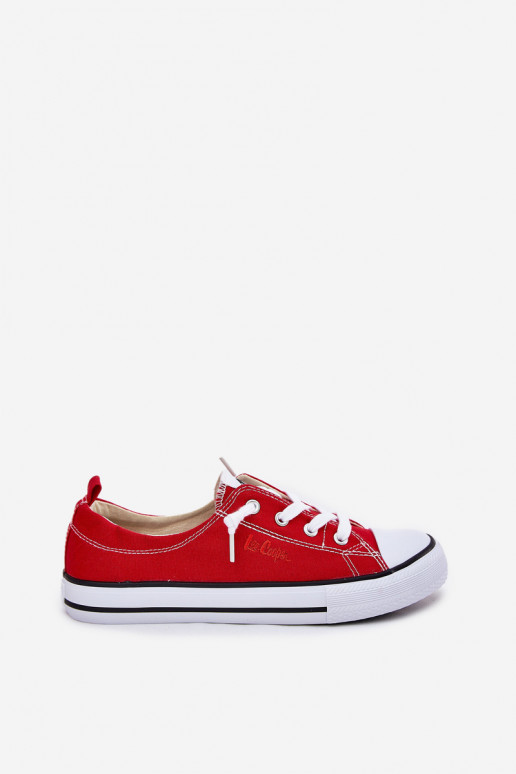 materiaal Vrijetijdsschoenen Lee Cooper LCIN-25-02-3298L rood