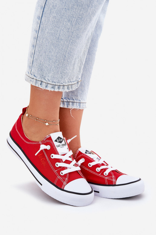 materiaal Vrijetijdsschoenen Lee Cooper LCIN-25-02-3298L rood