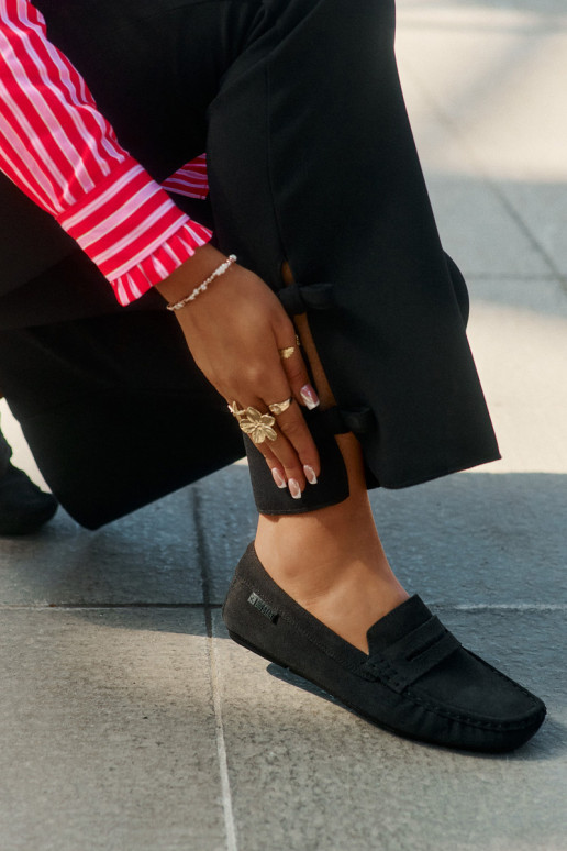 Suède mocassins Big Star RR274948 zwart Suède mocassins Big Star RR274948 zwart