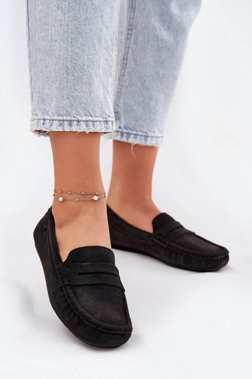 Suède mocassins Big Star RR274948 zwart Suède mocassins Big Star RR274948 zwart