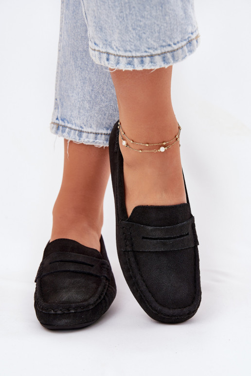 Suède mocassins Big Star RR274948 zwart Suède mocassins Big Star RR274948 zwart