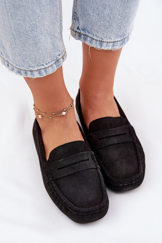 Suède mocassins Big Star RR274948 zwart Suède mocassins Big Star RR274948 zwart