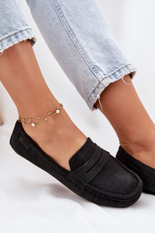 Suède mocassins Big Star RR274948 zwart Suède mocassins Big Star RR274948 zwart