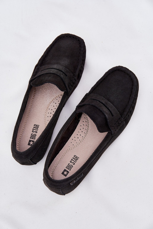 Suède mocassins Big Star RR274948 zwart Suède mocassins Big Star RR274948 zwart