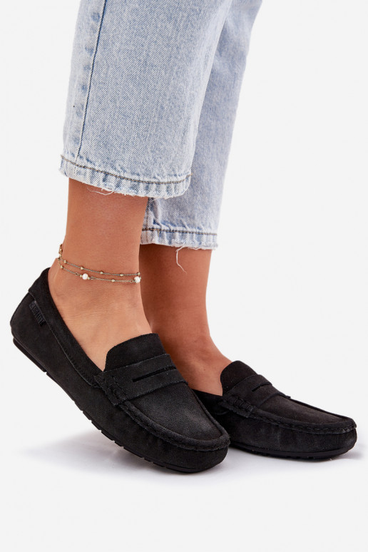 Suède mocassins Big Star RR274948 zwart Suède mocassins Big Star RR274948 zwart