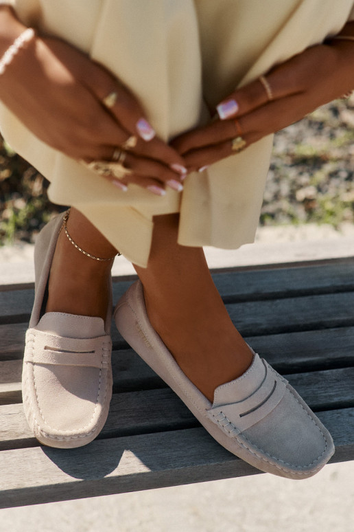 Suède mocassins Big Star RR274947 zandkleurig