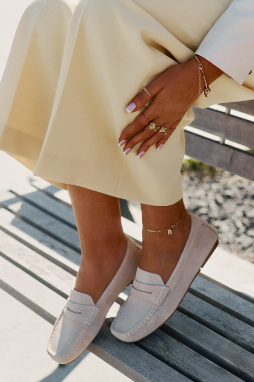 Suède mocassins Big Star RR274947 zandkleurig