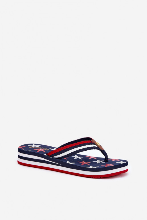 Slippers Slippers Dames Op de INig Big Star RR274A127 donkerblauIn Slippers Slippers Dames Op de INig Big Star RR274A127 donkerblauIn
