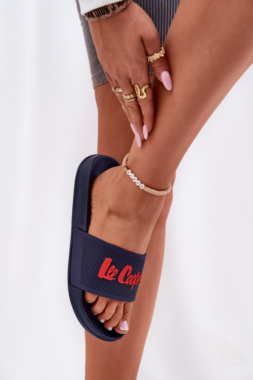 Damespantoffels Lee Cooper LCIN-25-07-3524L donkerblauIn Damespantoffels Lee Cooper LCIN-25-07-3524L donkerblauIn