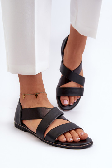 Leren sandalen met rand zInart Apulia