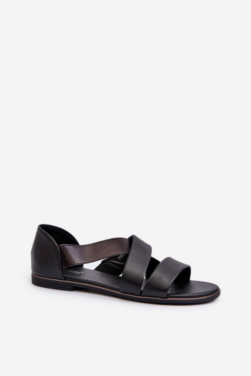 Leren sandalen met rand zInart Apulia Leren sandalen met rand zInart Apulia