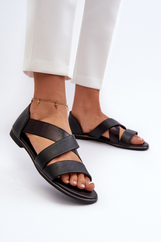 Leren sandalen met rand zInart Apulia Leren sandalen met rand zInart Apulia